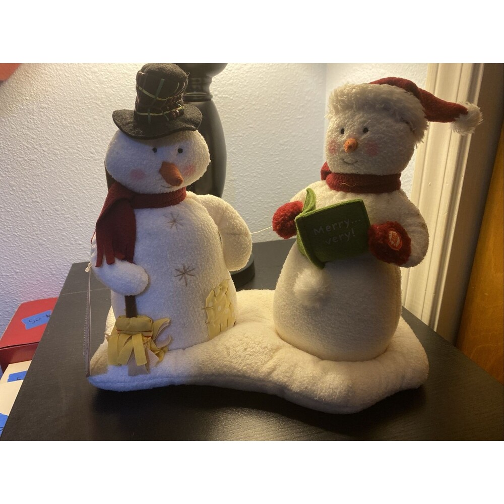 2003 Hallmark Caroling Snowmen ‘We Wish You A Merry Christmas